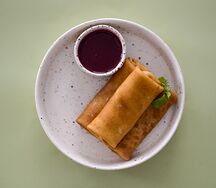 Блинчики с ягодным конфитюром