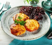 Помидоры, запеченные с сыром и чесноком