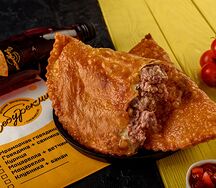 Чебурек с говядиной и свининой