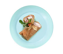 Блинчик с клубникой и сыром