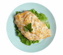 Курица запеченная с ананасом