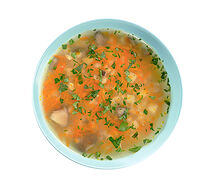 Похлебка грибная с булгуром