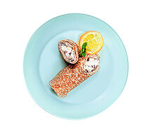 Блинчик с творогом и изюмом