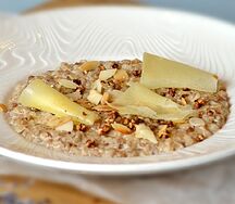 Гречневая каша с сыром пармезан