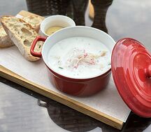 Окрошка с цыпленком
