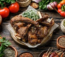 Шашлык из баранины каре и ребрышки