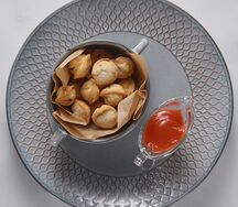 Жареные пельмешки
