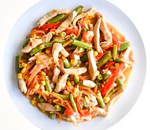 Фахитос с цыплёнком