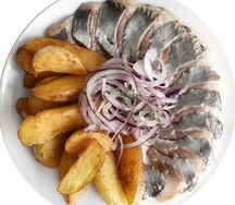 Сельдь с картофелем