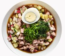 Классическая окрошка на квасе