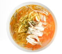 Домашний куриный суп с лапшой