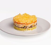 Мимоза с сыром