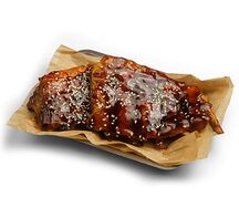 Ребра под соусом