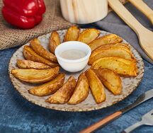 Картофель по-домашнему с грузинским соусом