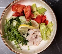 Поке с курицей