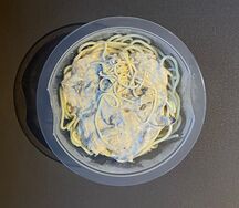 Паста с грибами в сливочном соусе с сыром пармезан