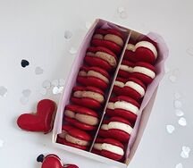 Набор макаронс №4 Мини-сердечки 