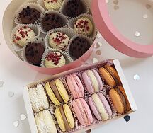 Набор комбо №10 Пирожное Картошка и ассорти макарун