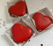 Бенто-макарун Три сердца