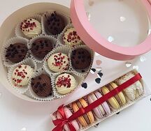 Набор комбо №11 Пирожное Картошка и ассорти макарун