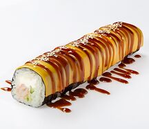 Запеченный ролл Эби чиз