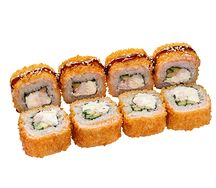 Филадельфия с креветкой в темпуре