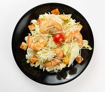 Салат Цезарь с креветкой