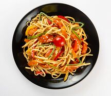 Вок Лапша с лососем