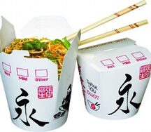 Wok с креветками