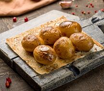 Картофель черри на гриле