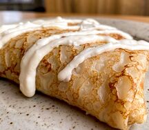 Блинчик с курицей и грибами
