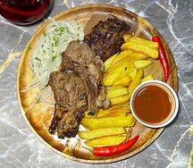 Шашлык из бараньей корейки