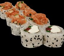 Ролл с тартаром из лосося