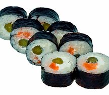 Тейшоку с копчёным лососем