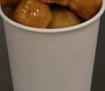 Жареные Фри пельмени ручной лепки с бараниной