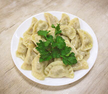 Пельмени с лососем