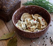 Пельмени ручной лепки с говядиной