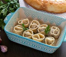 Пельмени ручной лепки с бараниной