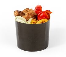 Свинина с картофелем и сладким перцем