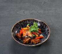 Мясо в кисло-сладком соусе