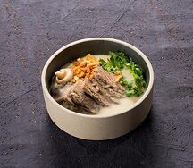 Сливочный суп с говядиной