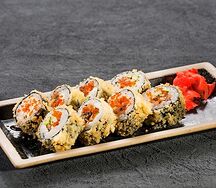 Сяке темпура ролл