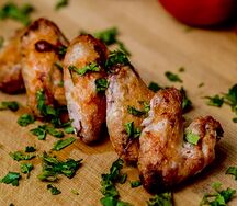 Шашлык из куриных крыльев