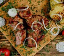 Шашлык из cвинoй шеи