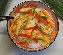 Фунчоза с курицей