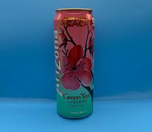 Холодный чай Arizona Ginseng & Geargia Peach Green Tea