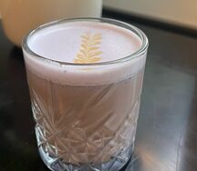 Латте Черничный