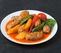 Люля из телятины с овощами