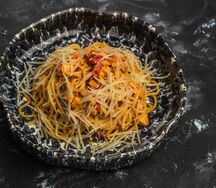 Паста с семгой