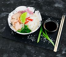 Суп Фо бо с курицей